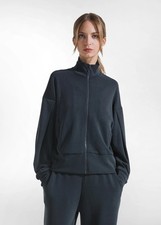 Felpa con zip Deha donna in modal maglia manica lunga soft touch casual moda