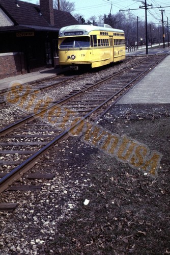 Trolley tram vintage 1970 - trolley/tram,