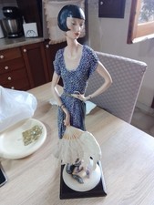 GIUSEPPE ARMANI FIGURINE "LADY WITH FAN" #387C LIMITED EDITION