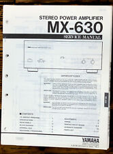 Yamaha MX-630 Amplificatore Manuale di servizio *Originale*