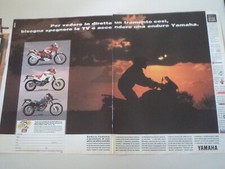 advertising Pubblicità 1992 YAMAHA XTZ 750 SUPERTENERE'/660 TENERE'/XT 600 E