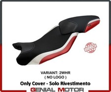 Rivestimento sella Ardea Color Bianco-Rosso(WHR)T.I.BMW S 1000 XR 2015>2019