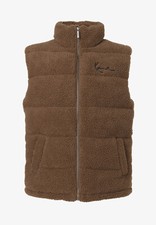 RETRO TEDDY PUFFER VEST -