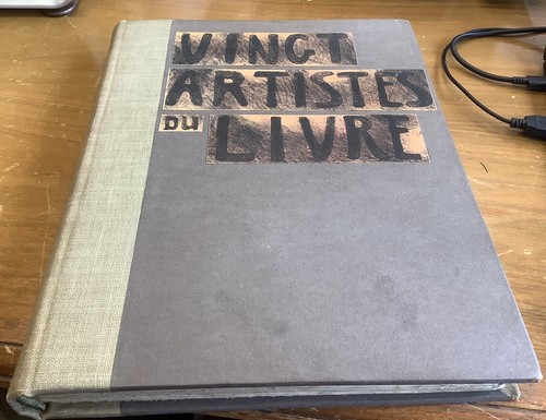 Vingt artist livre numbered - du,