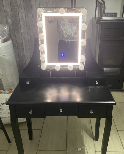 Toeletta trucco nera - toeletta,