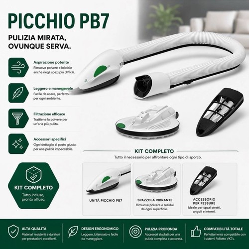 Picchio pb7s vorwerk folletto - picchio,