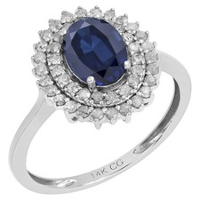 Anello In Oro Bianco 14K Con