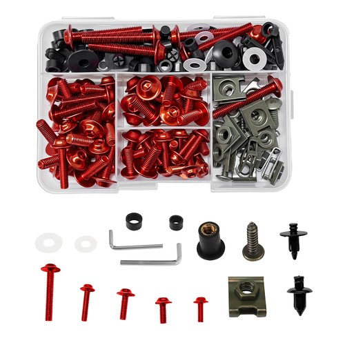 190pcs fairing screws bolts - 190pcs,