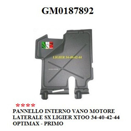 Pannello vano motore laterale - pannello,