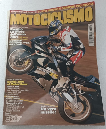 Motociclismo 2001 suzuki - motociclismo,