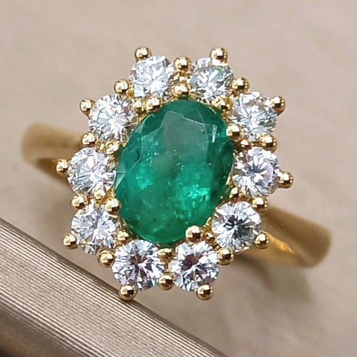 Anello smeraldo certificato - anello,