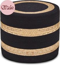 18'' Ottoman Pouf, Natural