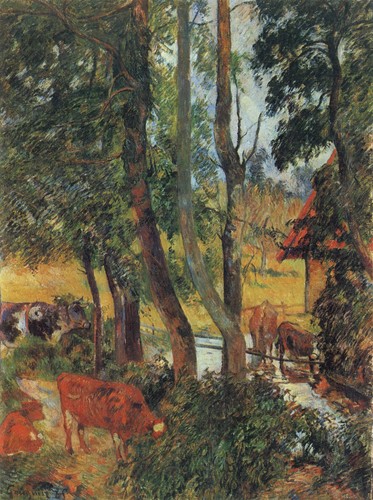 016 paul gauguin mucche al - mucche,
