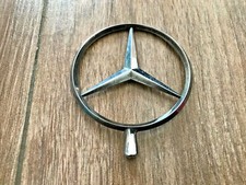 MERCEDES 75MM LOGO EMBLEMA FREGIO STEMMA SCRITTA BADGE TARGHETTA SCUDO METALLO