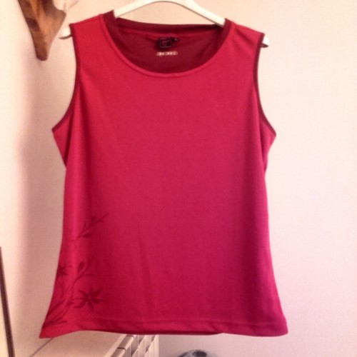 Canotta rossa sportiva - , con