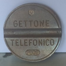 Raro GETTONE TELEFONICO 7809