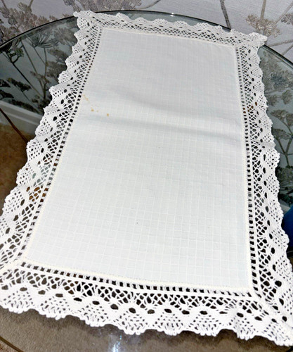 Vintage white cotton with - cotton,