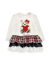 MONNALISA  ABITO VESTITO  BAMBINA AUTUNNO INVERNO   6 9 18 MESI SCONTO 50%