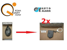 2 DUE GUSCI TELECOMANDO ANTIFURTO COVER GT AUTO ALARM ORIGINALE scocca GT482 482
