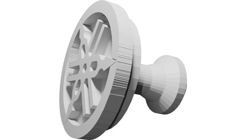 Stampo cuoio logo yamaha - cuoio,