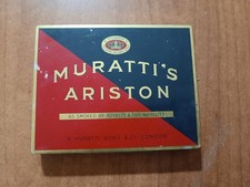 pacchetto sigarette vuoto da collezione / scatola in metallo MURATTI'S ARISTON