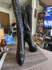 Stivali platform fetish taglia