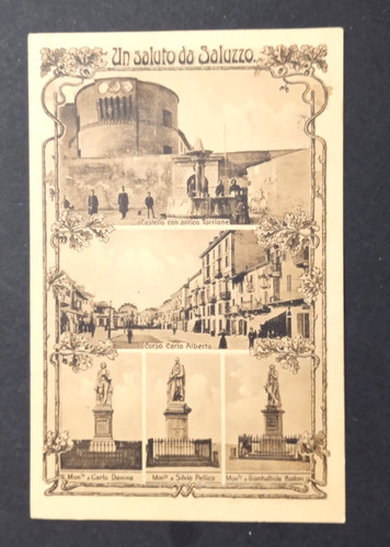 Saluzzo castello corso - (cn)-, castello,