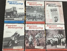 LOT OF 6 AMERICAN MOTORCYCLING