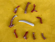 RARO LOTTO VINTAGE CORALLO ROSSO SARDO: corallo naturale - compreso corallo bianco!