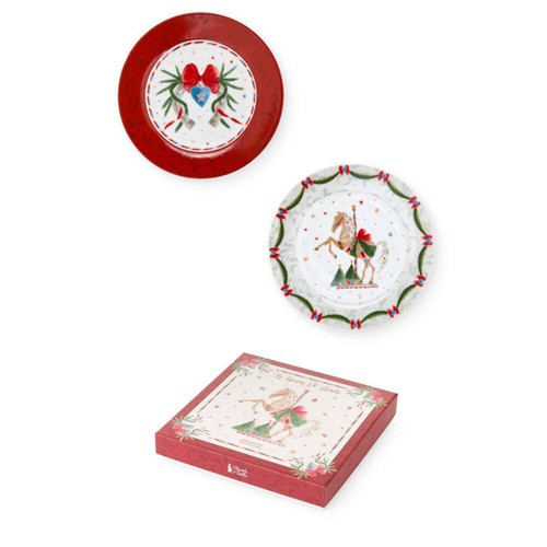 Set piatti dolce giostra - 2, da