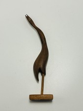 Stunning Carved Wooden Crane