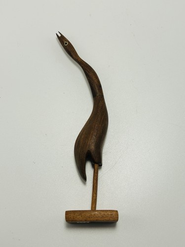 Stunning carved wooden crane - stunning,
