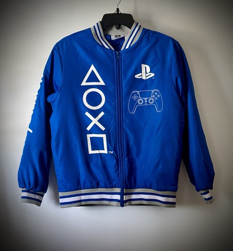 Giacca bomber playstation blu - bomber,