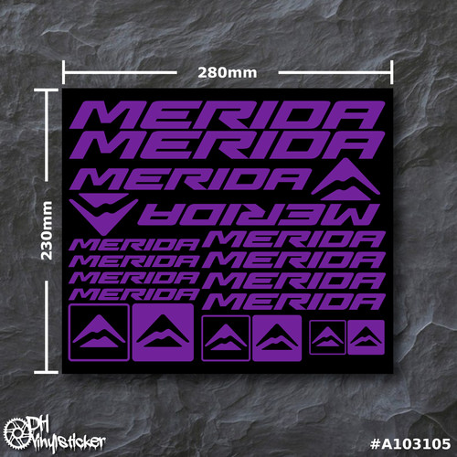 Set adesivi merida - adesivi,