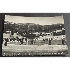 Cartolina Madonna di Campiglio - Grandioso Campo di Pattinaggio e Disco