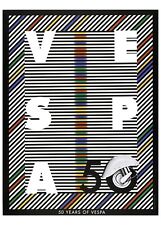 1996 * Poster Originale "50 Years of VESPA - Milton Glaser" Vespa 50 (A)