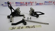 Kit pedane arretrate regolabili Footpeg set Suzuki GSX-R 1000 07 08 DA SISTEMARE