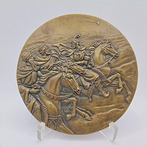 Medaglia bronzo natività - medaglia,