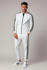 Tuta uomo jogging uomo pelle