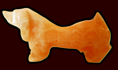 Vecchia statuina cane in - statuina,