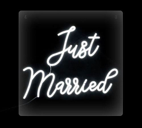 Just married led 50x50 - married,