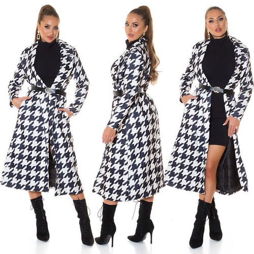 Elegante cappotto lungo - , donna