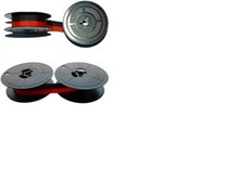 Nastro nerorosso per macchina da scrivere OLIVETTI LETTERA 35 doppia bobina