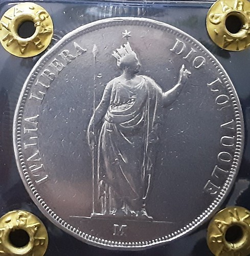 Lire 1848 rara governo - 5,