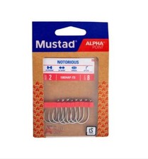 AMI DA PESCA MUSTAD NOTORIOUS CON OCCHIELLO HOOKS TRAINANTE TRAINA MARE AMO