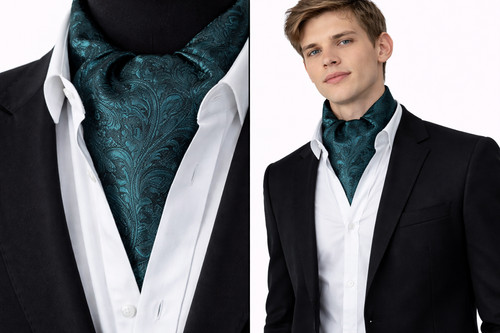 Cravatta uomo ascot - cravatta,