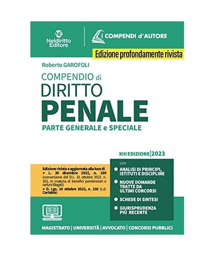 Compendio diritto penale - diritto,