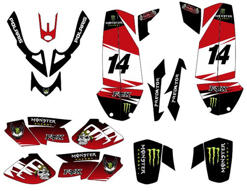 Kit adhesivos polaris - adhesivos, predator
