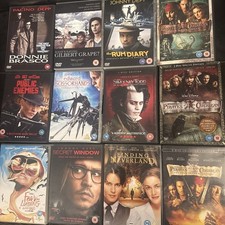 12 X Johnny Depp Dvd Movies/