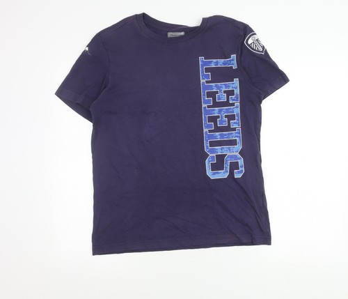 Shirt uomo cotone blu - blu, kappa